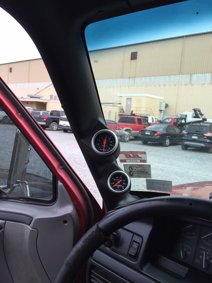 Autometer 2 gauge apillar pod OBS Ford Powerstroke Diesel Forum