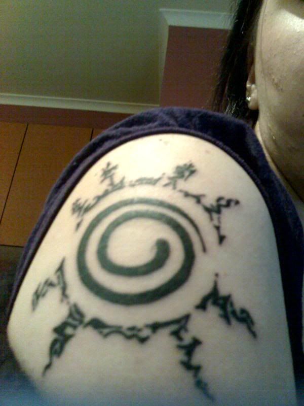 Naruto Kyuubi seal Tattoo