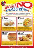 10/12/2008 KFC Leaflet Ăn Thật No Khỏi Lo Về Giá