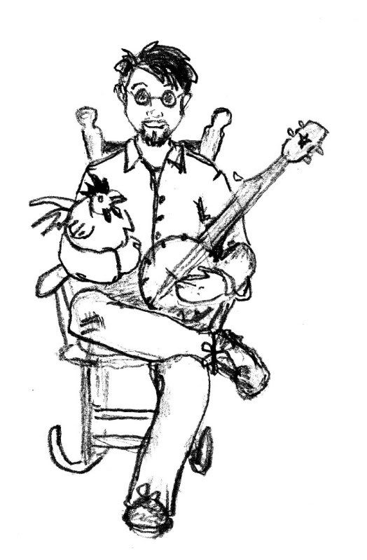 Banjo Boy In Rocking Chair Banjo Boy in Rocking Chair