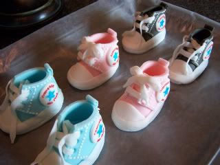 Baby Athletic Shoes on Miscellaneous    Baby Converse Fondant Tennis Shoes Picture By