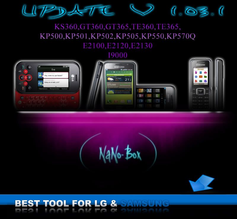 NaNo Box : Update V 1.03.1 READY [10-09-2010] MORE LG AND SAMSUNG ADDED]