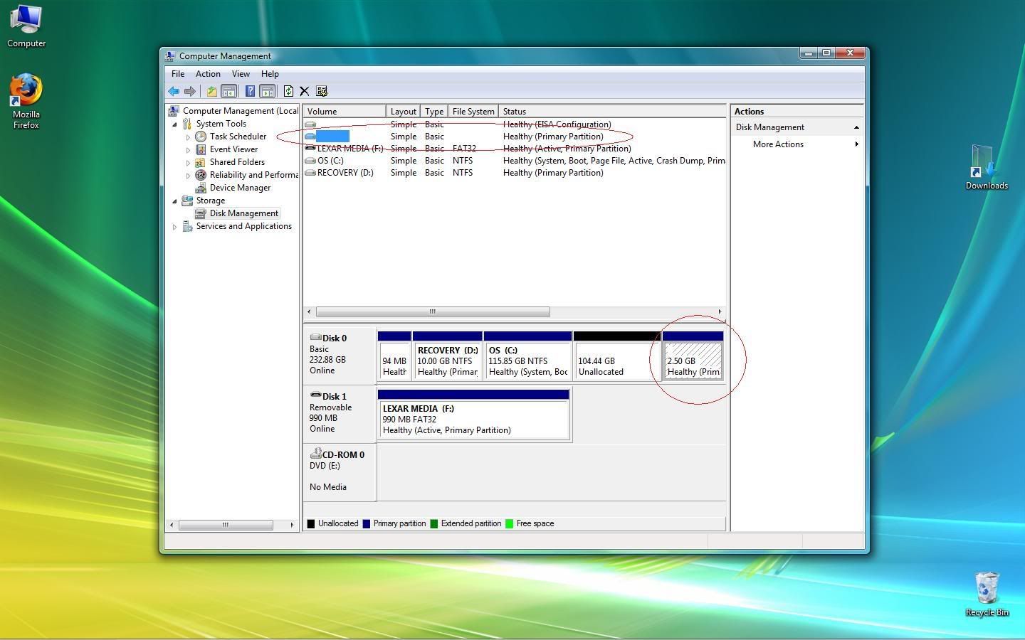 ‎HDD partition delete?? DELL Technologies