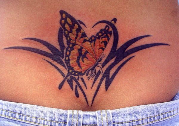 pretty butterfly tattoos. sexy utterfly tattoos. sexy