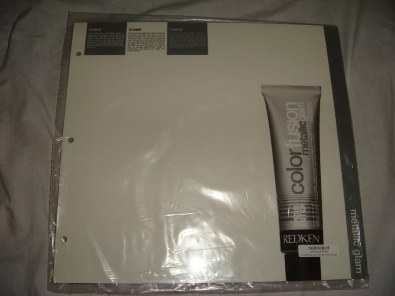 * REDKEN Color Fusion Binder Hair Chart Swatch BOOK ! * eBay