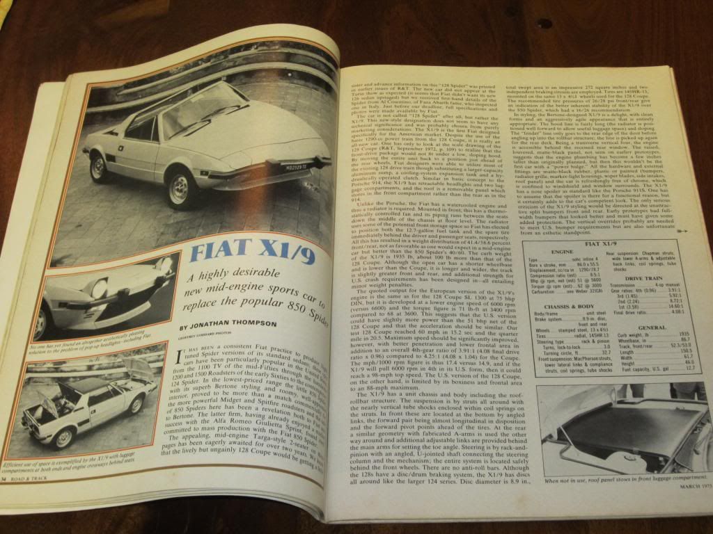 X1/9 Books, Magazines, & Repair Manuals | XWeb Forums