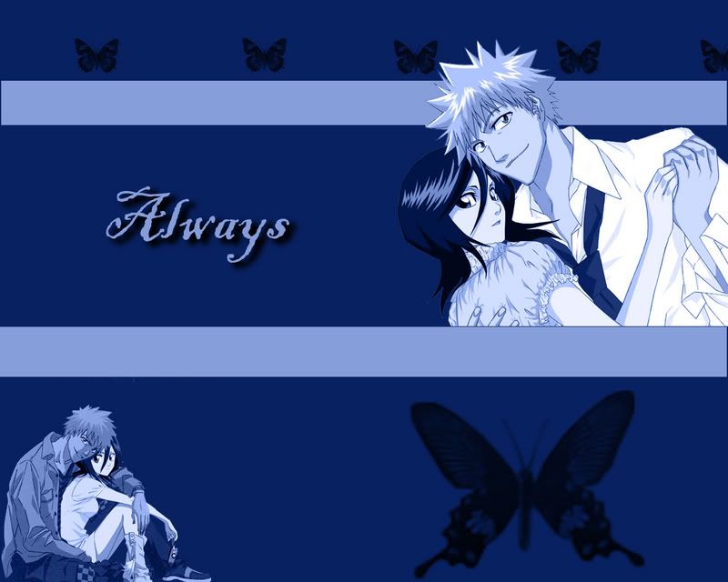 ichirukiwall.jpg Ichigo and Rukia Wallpaper image by vegetas-princess