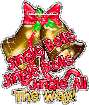 Jingle Bells Glitter Graphic