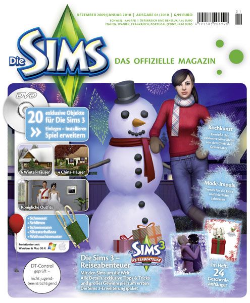 Sims 3) Neue Ausgabe des offizielle Sims Magazin mit kostenlosen ...