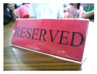 reserved