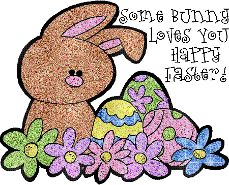 cute happy easter bunnies. Happy Easter.