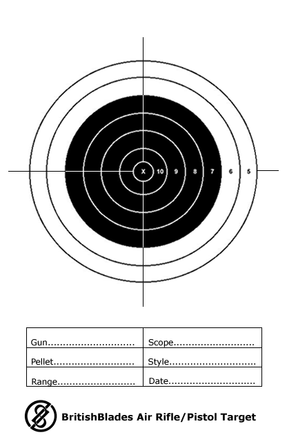 Printable Airgun Targets