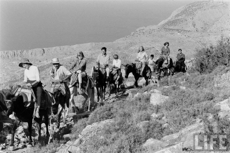 Cohen and Marianne Ihlen on the island of Hydra, 1960. (Photo by James Burke, from the Life Picture Collection)