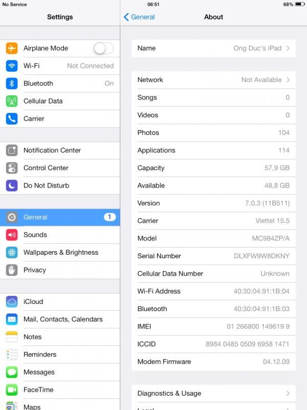 Ipad 2 - 3G - 64 GB - Trắng tinh khôi - Đẹp lung linh