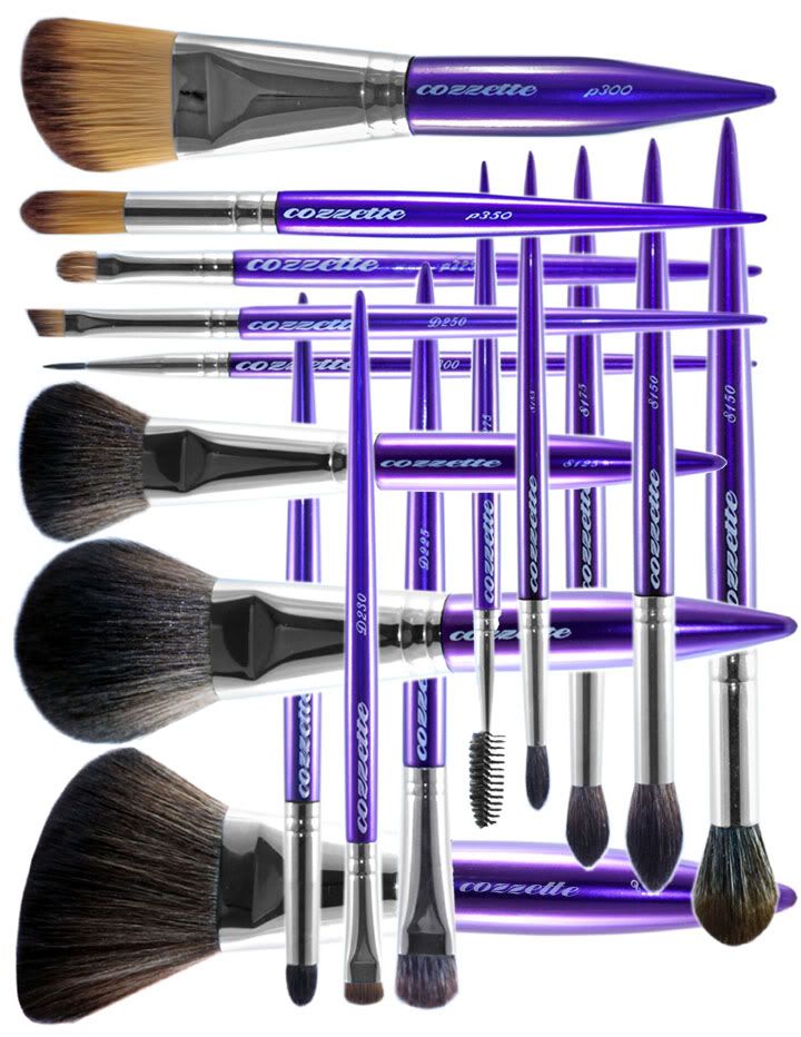 Purple Makeup Brushes