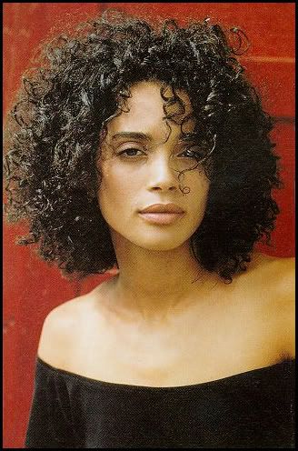 curly hairstyle, Lisa Bonet