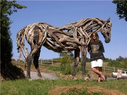 driftwood art painting