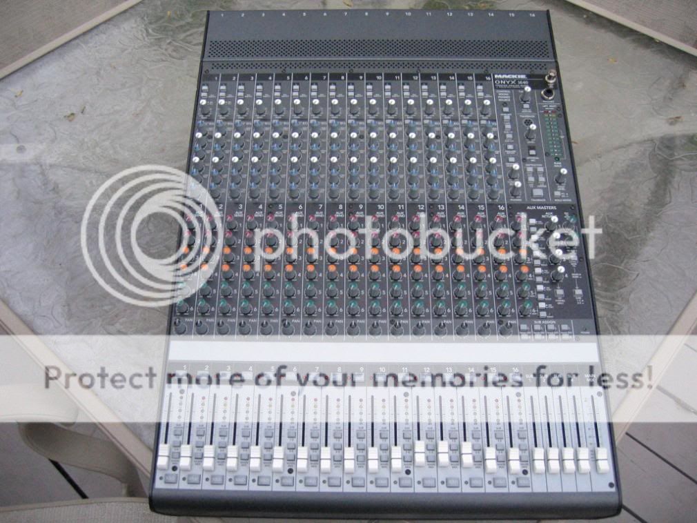 Mackie Onyx 1640 Mixer With Firewire Card Mint Sevenstring Org